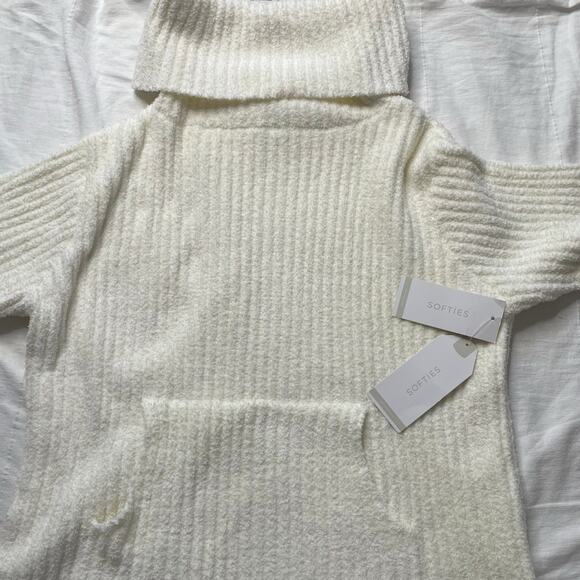 NWT Softies Marshmallow Slouch Turtleneck Lounger Dress Sz S/M Comfy Cozy Soft - Picture 3 of 5